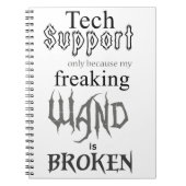 Tech Support Wand Notitieboek (Voorkant)
