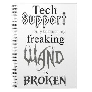 Tech Support Wand Notitieboek