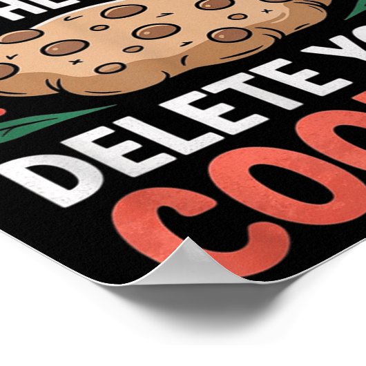 Tech Suprt Christmas Helpdesk Computer Geek Cookie Poster (Hoek)