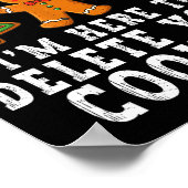 Tech Suprt Christmas I'm Here To Delete Your Cooki Poster (Hoek)