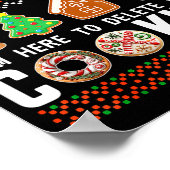 Tech Suprt Delete Cookies Funny Design Christmas P Poster (Hoek)