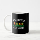 Tech Suprt I'm Here To Delete Your Cookies Christm Koffiemok (Links)