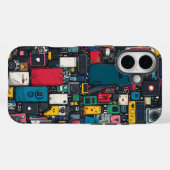 Tech Tangle Telefoonhoesje Case-Mate iPhone Case (Achterkant (horizontaal))