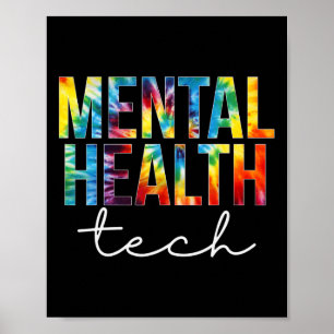 Tech-technologie voor de geestelijke gezondheid Da Poster