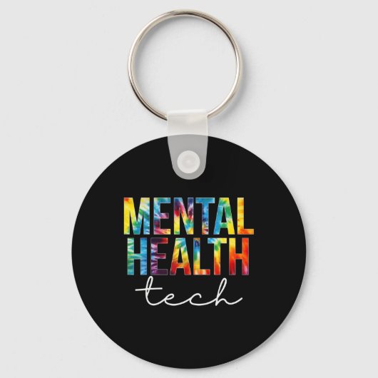 Tech-technologie voor de geestelijke gezondheid Da Sleutelhanger (Achterkant)