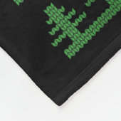 Tech The Halls Ugly Computer Geek Festive Christma Fleece Deken (Hoek)