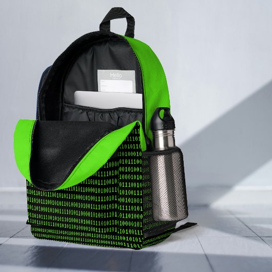 Tech Thema: Computercode voor IT-professionals Bedrukte Rugzak