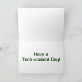 Tech Thema Verjaardag Kaart (Binnen)