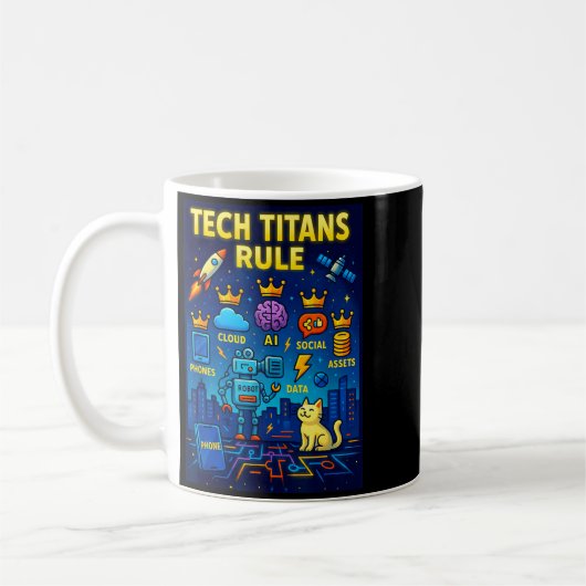 Tech Titans Rule Funny Big Technology Satire Wer G Koffiemok (Links)