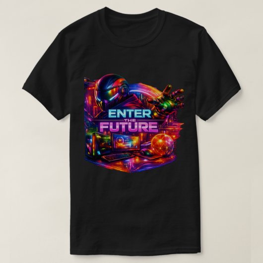 Tech Universe Heren T-shirt (Design voorkant)