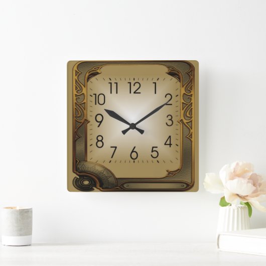 Tech Vierkante Klok (Huis)