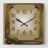 Tech Vierkante Klok (Voorkant)