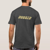 Tech voor zwarte en gouden RUGGED GEEK T-shirt (Achterkant)