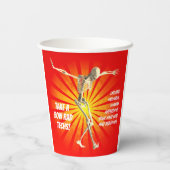 Tech-waardering van het slagerskelet papieren bekers (Achterkant)