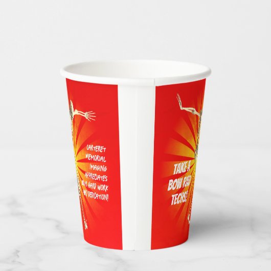 Tech-waardering van het slagerskelet papieren bekers (Rechts)