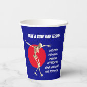 Tech-waardering van het slagerskelet papieren bekers (Achterkant)