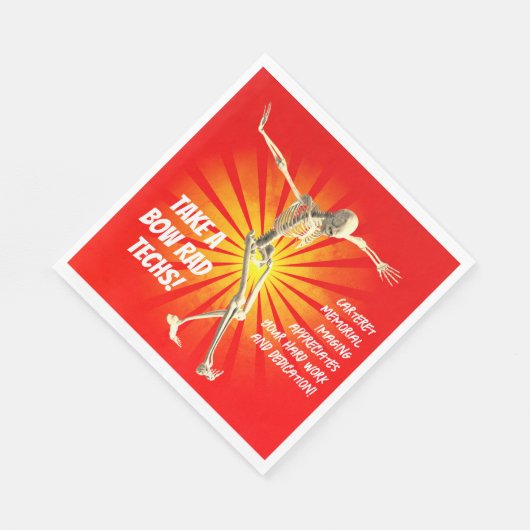 Tech-waardering van het slagerskelet servet (Hoek)