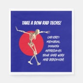 Tech-waardering van het slagerskelet servet (Voorkant)