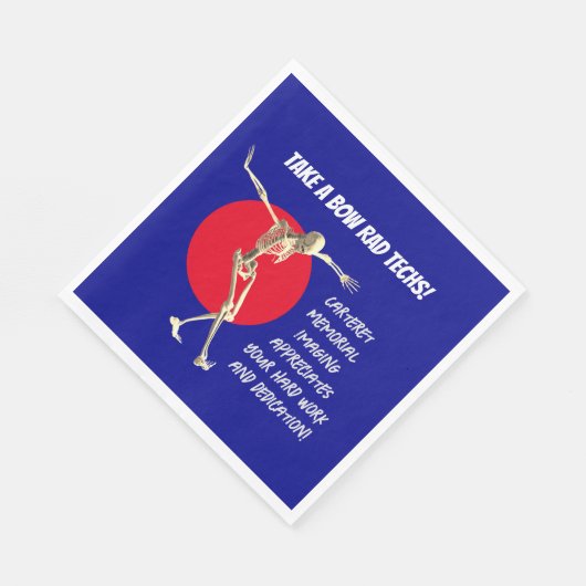 Tech-waardering van het slagerskelet servet (Hoek)