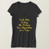 Tech wiz Codering van de toekomst een algoritme pe T-shirt (Design voorkant)