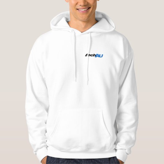 techAU mannen hoodie (Voorkant)