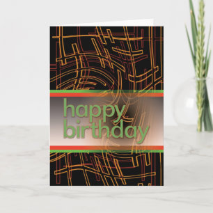 Techie Birthday Card Kaart