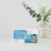 Techie Diva Visitekaartjes (Staand voorkant)