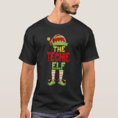 Techie ELF Family Matching Group Kerstpyjama T-shirt (Voorkant)