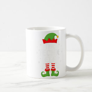 Techie Elf Kerstfamilie Matching Elf Squad Kerst Koffiemok