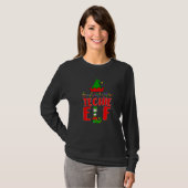 Techie Elf Matching Family Lighting Kerstmis T-shirt (Voorkant volledig)