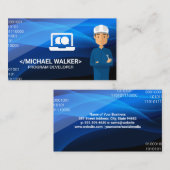 Techie Engineer | Softwarecode Visitekaartje (Voorkant / Achterkant)