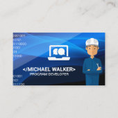 Techie Engineer | Softwarecode Visitekaartje (Voorkant)