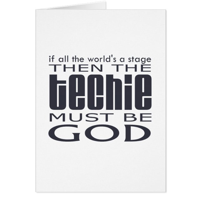 Techie God (Voorkant)