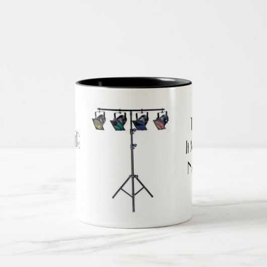 Techie.Het betekent: INeed Tea Tweekleurige Koffiemok (Center)