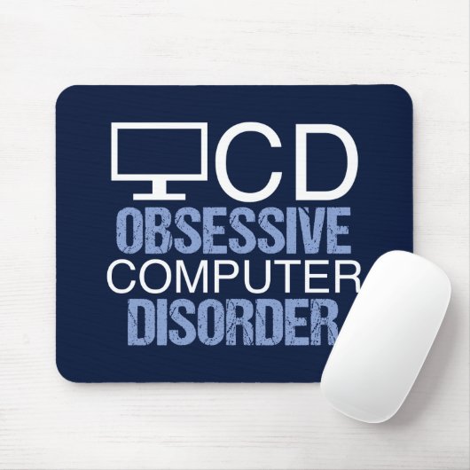 Techie Humor | Obsessieve computerstoornis Muismat (Met muis)