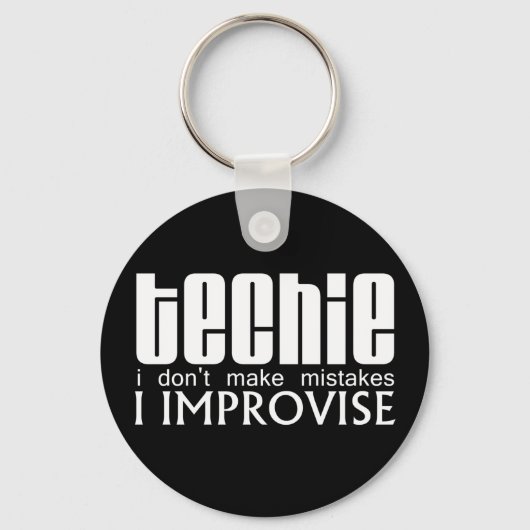 Techie Improvise Sleutelhanger (Voorkant)
