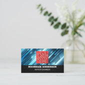 Techie Logo | Circuitmodules Visitekaartje (Staand voorkant)