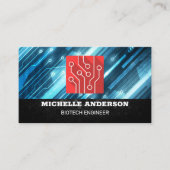 Techie Logo | Circuitry Modules Visitekaartje (Voorkant)