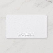 Techie Moderne Minimalistische QR-code Foto/Logo Visitekaartje (Achterkant)