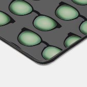 Techie Nerd Custom Grappige Tekst - Brillen Patroo Bureaumat (Hoek)