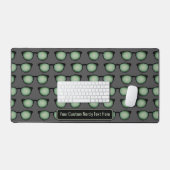 Techie Nerd Custom Grappige Tekst - Brillen Patroo Bureaumat (Keyboard & Muis)