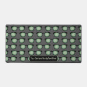 Techie Nerd Custom Grappige Tekst - Brillen Patroo Bureaumat (Voorkant)