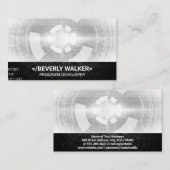 Techie | programmatuur | geometrische achtergrond visitekaartje (Voorkant / Achterkant)