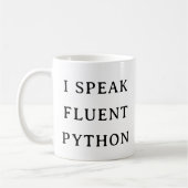 Techie Python Mok – Ik spreek vloeiend Python cade (Links)