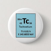 Technetium-99m Ronde Button 5,7 Cm (Voorkant)