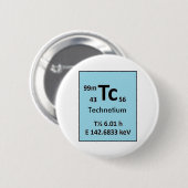 Technetium-99m Ronde Button 5,7 Cm (Voorkant /achterkant)