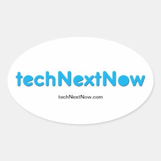 techNextNow-Stickers Ovale Sticker