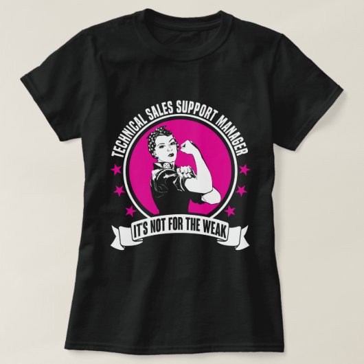 Technical Sales Support Manager T-shirt (Design voorkant)