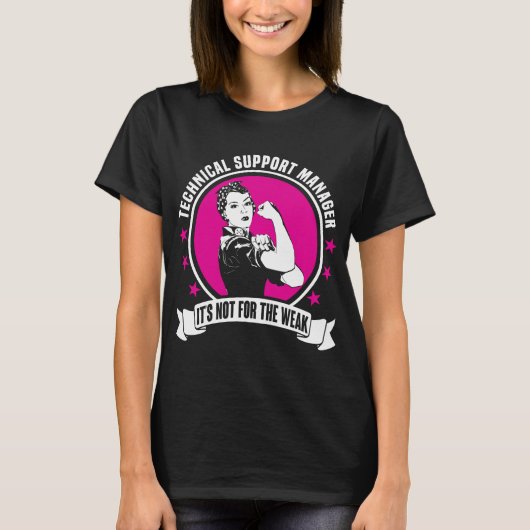 Technical Support Manager T-shirt (Voorkant)