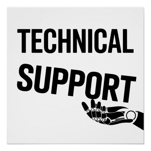 TECHNICAL SUPPORT PERFECT POSTER (Voorkant)